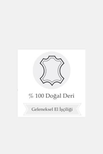 KADIN KAHVERENGİ HAKİKİ DERİ 36-41 NUMARA DOLGU TOPUK GÜNLÜK ESPADRİL - 6